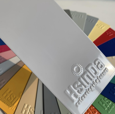 RAL7035 สีเทาอ่อน สีเคลือบพอลิเอสเตอร์สับ