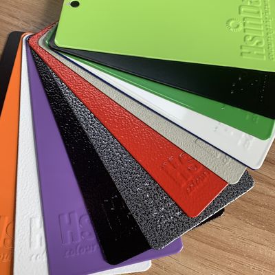 RAL K7 สี Moire Shagreen Powder Coating สําหรับโลหะและเฟอร์นิเจอร์ที่มี 180-200 °C การรักษาสีสเปรย์ไฟฟ้าสแตนเลส