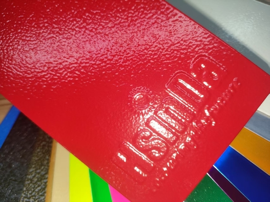 หนาวทนทาน รอยสีแดง โพลิเอสเตอร์ epoxy Powder Coating สําหรับอุปกรณ์ดับเพลิง