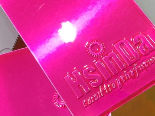 ความสว่างสูง thermostiting Candy Pink Powder Coating สําหรับการประดับ