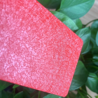 State Powder Coating Ral3020 Red Lizard Skin Alligator Finish UV Electrostatic สําหรับความชื้น 1000 ชั่วโมง โลหะอุตสาหกรรม