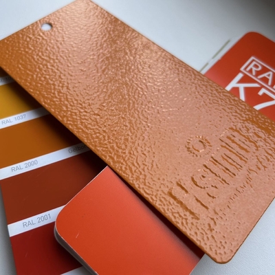 RAL 2000 สีส้ม เปลือก รอย เนื้อผง ฝุ่นเคลือบสําหรับเครื่องมือฮาร์ดแวร์