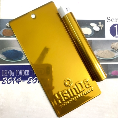 ชุบโครเมี่ยม 24k Pure Gold Effect Double Coats เคลือบผงไฟฟ้าสถิตสำหรับเฟอร์นิเจอร์หรูหรา